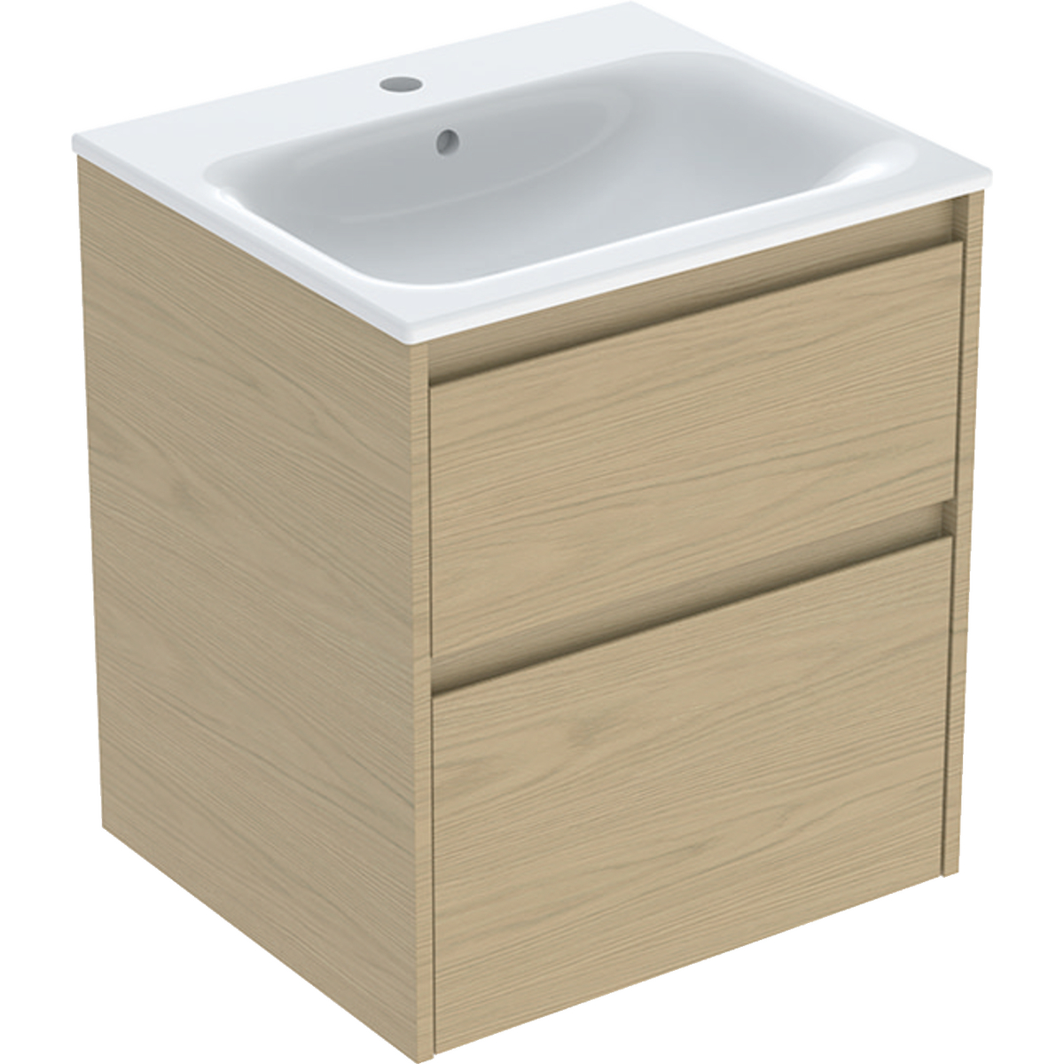 Geberit Selnova Square lavabo con armadietto 55 cm rovere 504.137.PS.1