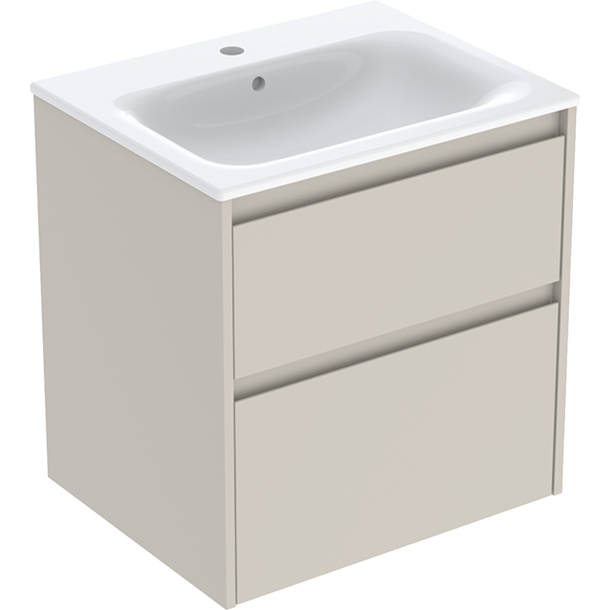Geberit Selnova Square lavabo con armadietto 60 cm 504.138.DB.1