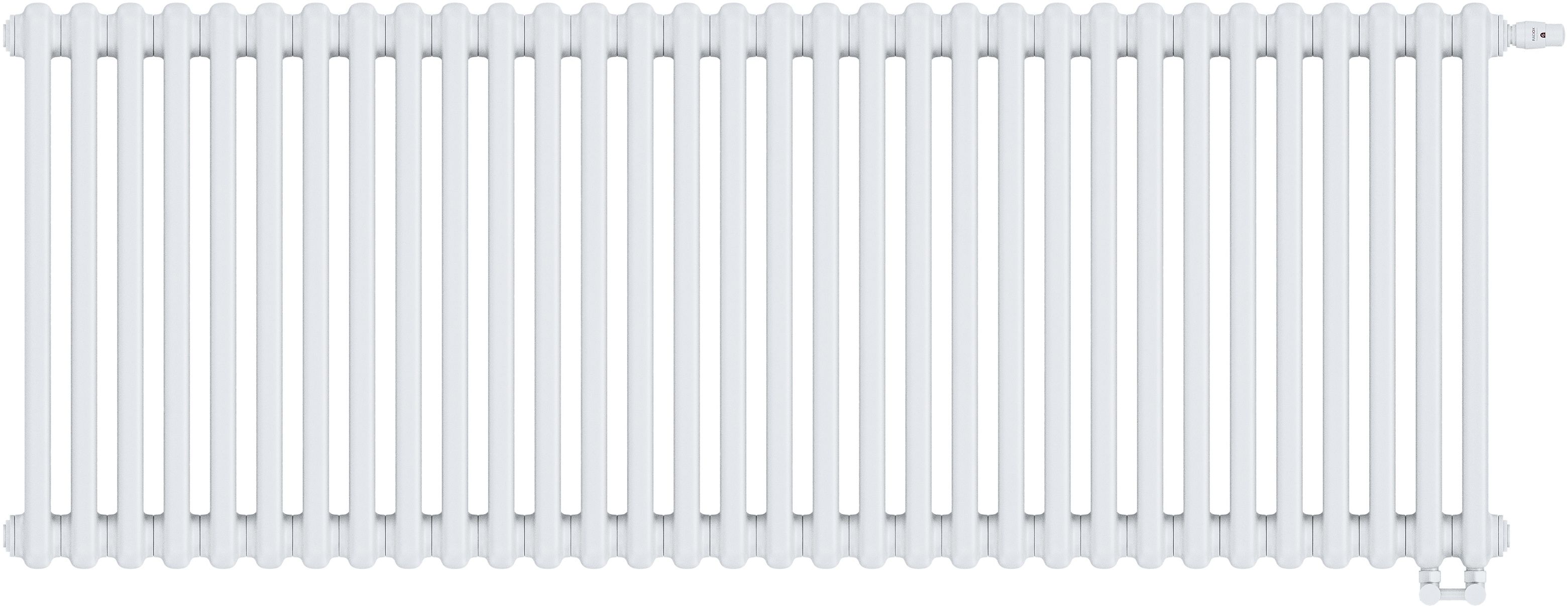 Irsap Tesi 2 radiatore per ambienti 144x56.5 cm podłączenie inferiore bianco IRS-TES-2056-32-B-25