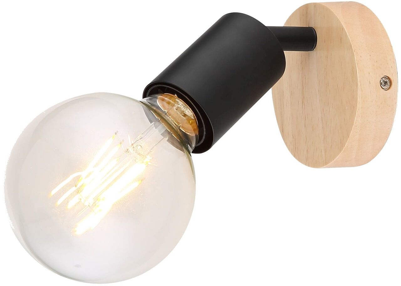 Rabalux Pablo lampada da parete 1x40 W nero 3976