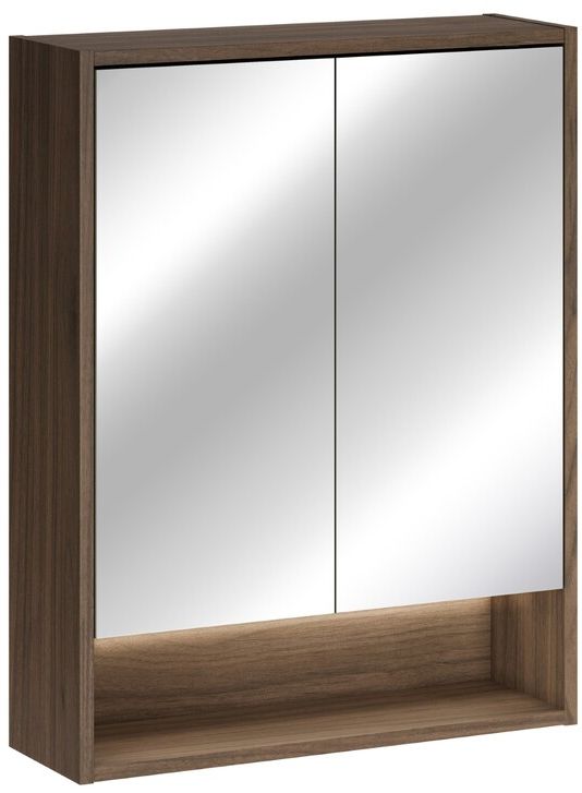 Comad Viola armadietto 60x19x77 cm con specchio noce VILLA UN 84-60-2D