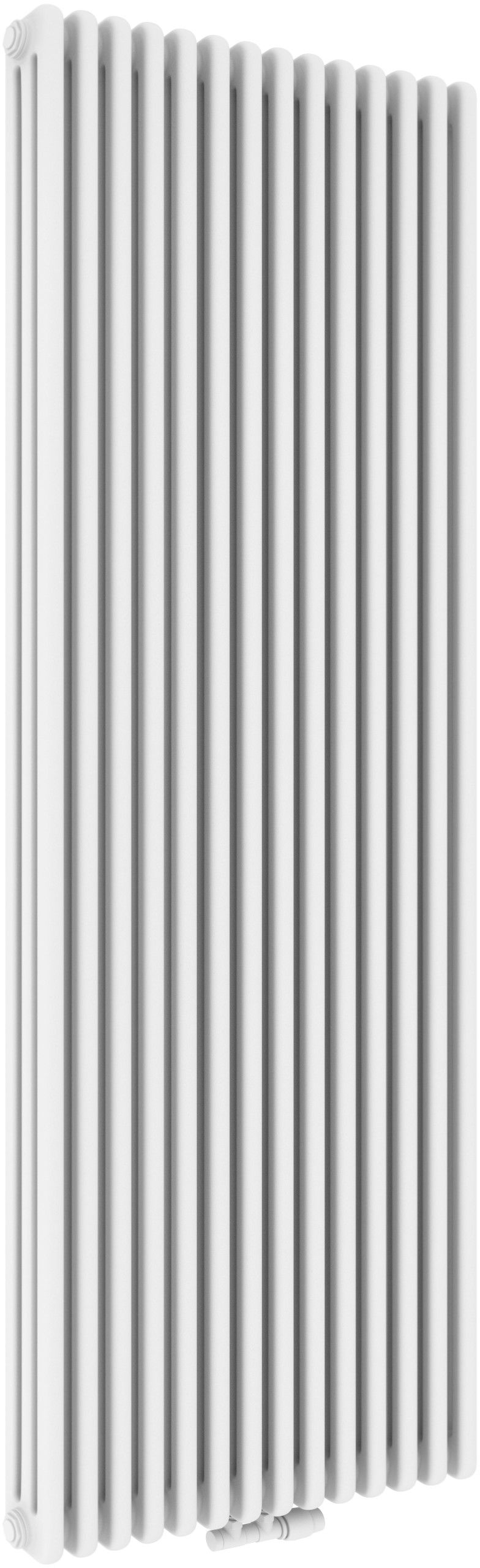Irsap Tesi 3 radiatore per ambienti 200x63 cm podłączenie inferiore bianco IRS-TES-3200-14-B-50