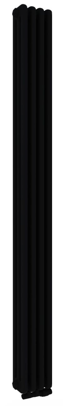 Irsap Tesi 3 radiatore per ambienti 180x18 cm podłączenie inferiore nero IRS-TES-3180-04-K1
