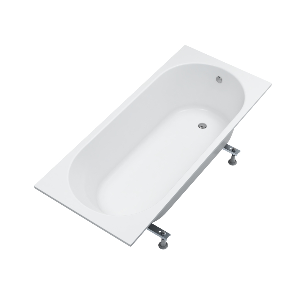 Schedline Solia White Mat vasca da bagno rettangolare 180x80 cm bianco 3WST.S1P-18080/B/MG