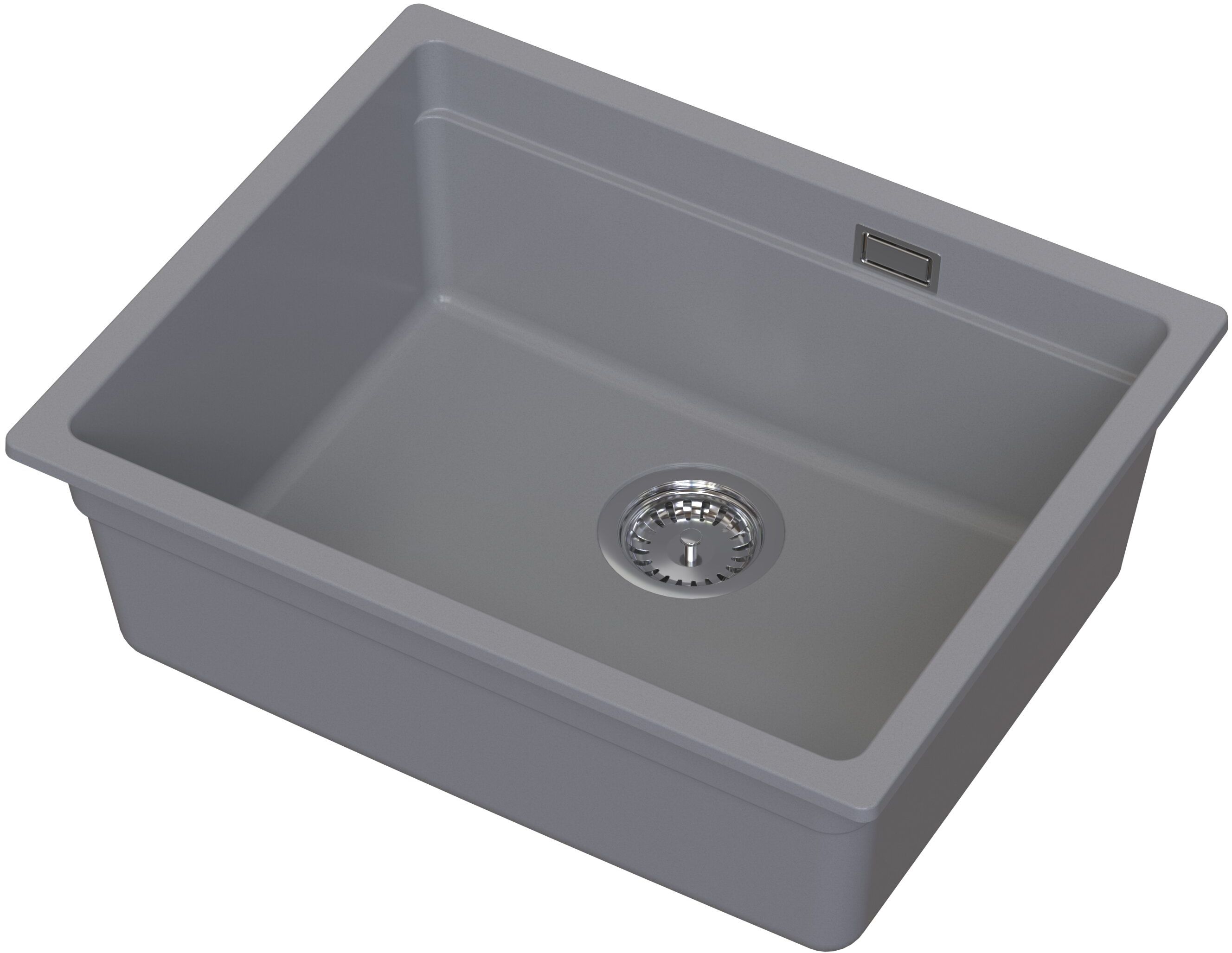 Ruvetti Latios vasca sottopiano 54.5x43.5 cm grigio/grafite/inox 3001LA_GR60_P