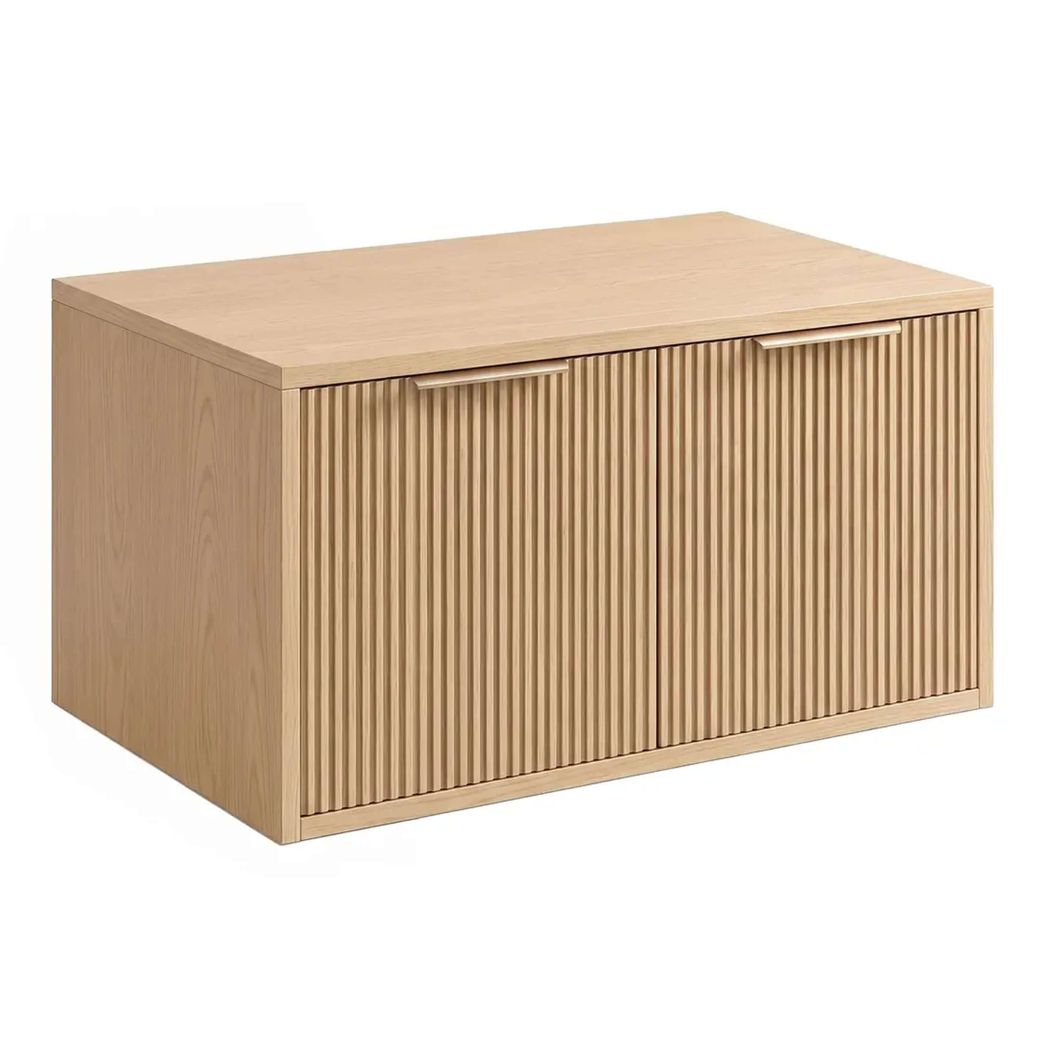 Rea Core armadietto 80x47x40 cm sottolavabo sospeso beige REA-M0407