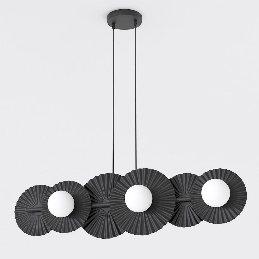 Emibig Umbra lampada sospesa 6x8 W nero 1726/6