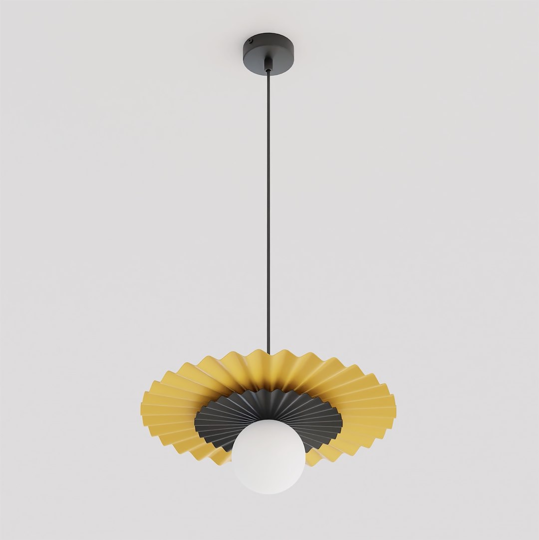 Emibig Umbra lampada sospesa 1x8 W nero-arancione 1733/1