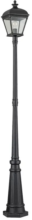 Elstead Lighting Bayview lampada da terra per esterni 1x60 W nero BAYVIEW-5L-BK
