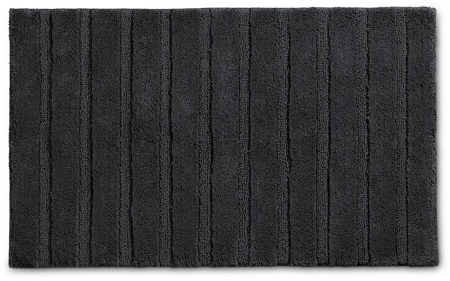 Kela Megan tappetino da bagno 100x60 cm rettangolare nero 24714