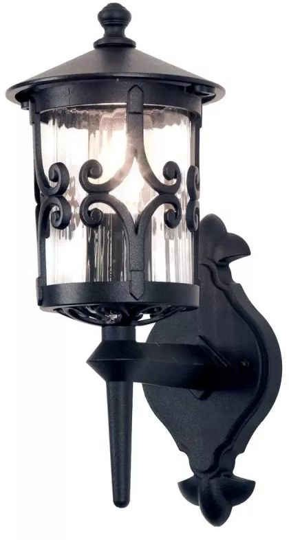 Elstead Lighting Hereford lampada da parete per esterni 1x60 W nero BL10-BLACK