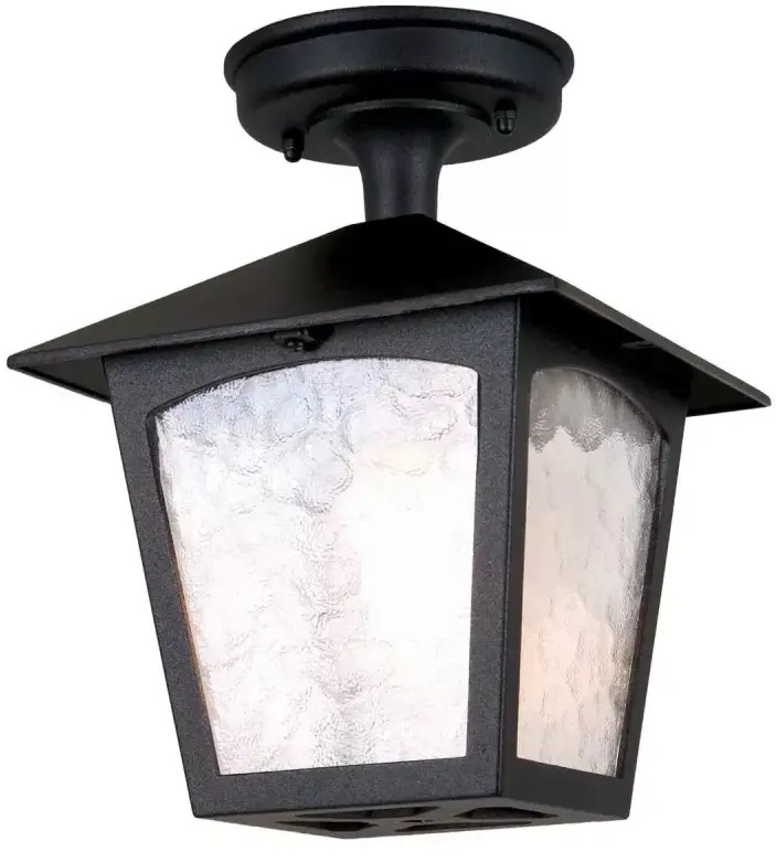 Elstead Lighting York lampada da soffitto per esterni 1x60 W nero BL6A-BLACK