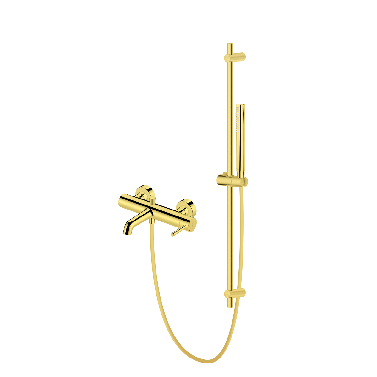 Set rubinetto per vasca e doccia Oltens Molle 34112800, asta doccia Oltens Alling 37300800, 37102800, 37200800