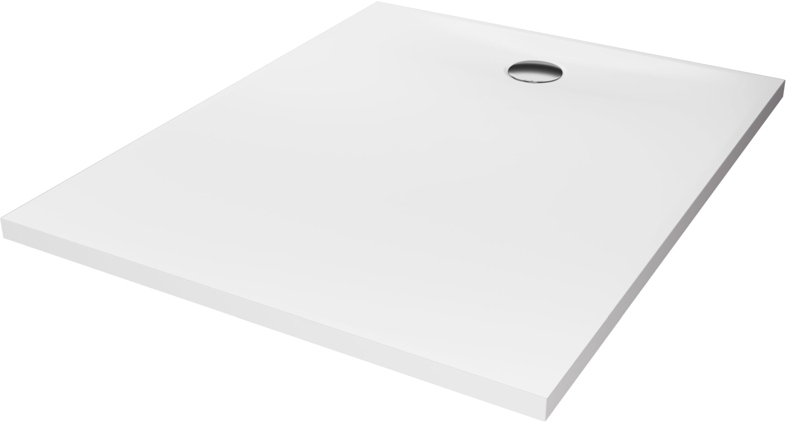 New Trendy Nex piatto doccia rettangolare 100x80 cm bianco B-0457