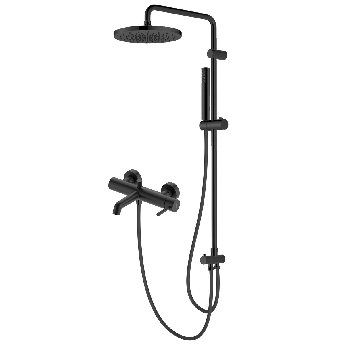 Set set doccia Oltens Molle 36020300, rubinetto per vasca e doccia Oltens Molle 34112300