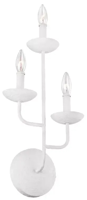 Elstead Lighting Annie lampada da parete 3x40 W bianco FE-ANNIE3-PSW