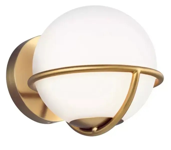 Elstead Lighting Apollo lampada da parete 1x3 W ottone FE-APOLLO1-BB