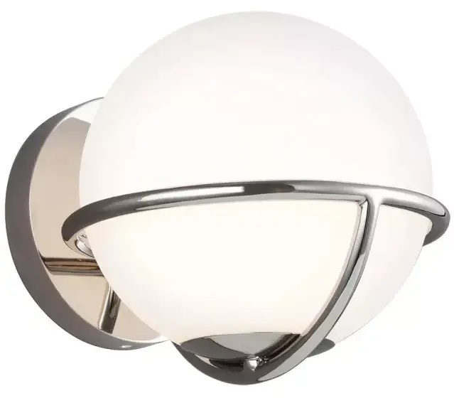 Elstead Lighting Apollo lampada da parete 1x3 W nichel FE-APOLLO1-PN
