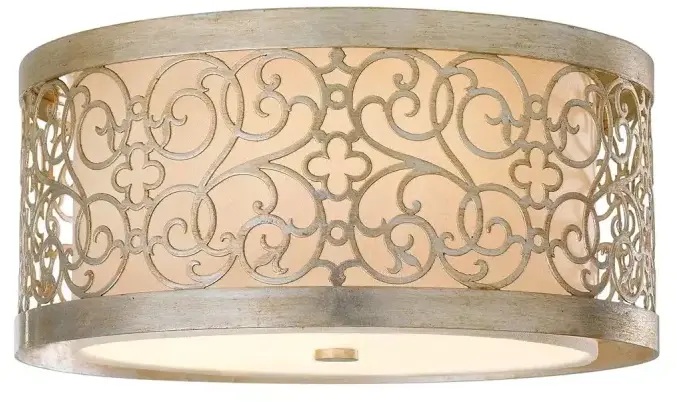 Elstead Lighting Arabesque plafoniera 2x40 W verderame FE-ARABESQUE-F