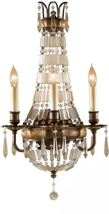 Elstead Lighting Bellini lampada da parete 1x60 W marrone FE-BELLINI-W3