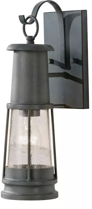 Elstead Lighting Chelsea Harbor lampada da parete per esterni 1x60 W grigio FE-CHELSEAHBR2