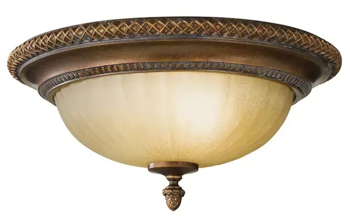 Elstead Lighting Kelham Hall plafoniera 2x60 W oro -marrone FE-KELHAM-HALL-F