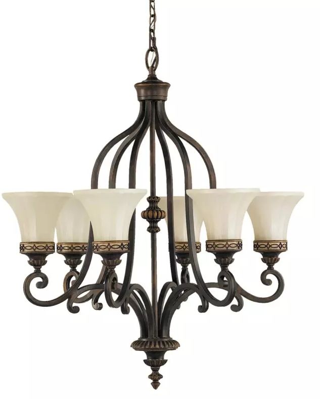 Elstead Lighting Drawing Room lampada sospesa 6x60 W FE-DRAWING-ROOM6