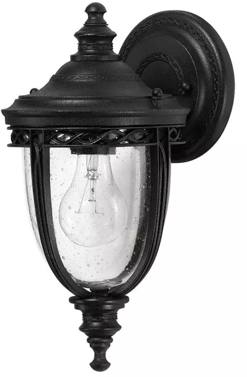 Elstead Lighting English Bridle lampada da parete per esterni 1x60 W nero FE-EB2-S-BLK