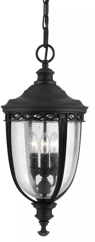 Elstead Lighting English Bridle lampada sospesa per esterni 3x60 W nero FE-EB8-L-BLK