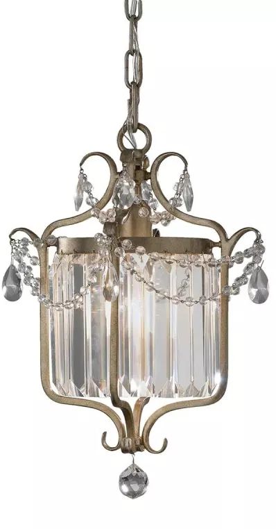 Elstead Lighting Gianna lampada sospesa 1x60 W argento FE-GIANNA1C
