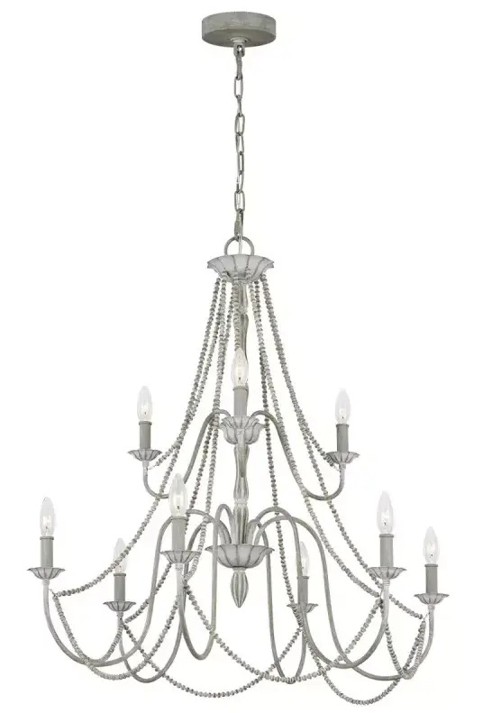 Elstead Lighting Maryville lampada sospesa x60 W grigio/cenere FE-MARYVILLE9