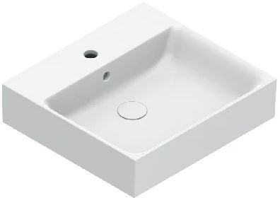 Catalano Premium lavabo 50x47 cm rettangolare a parete-da mobile nero 0220501021
