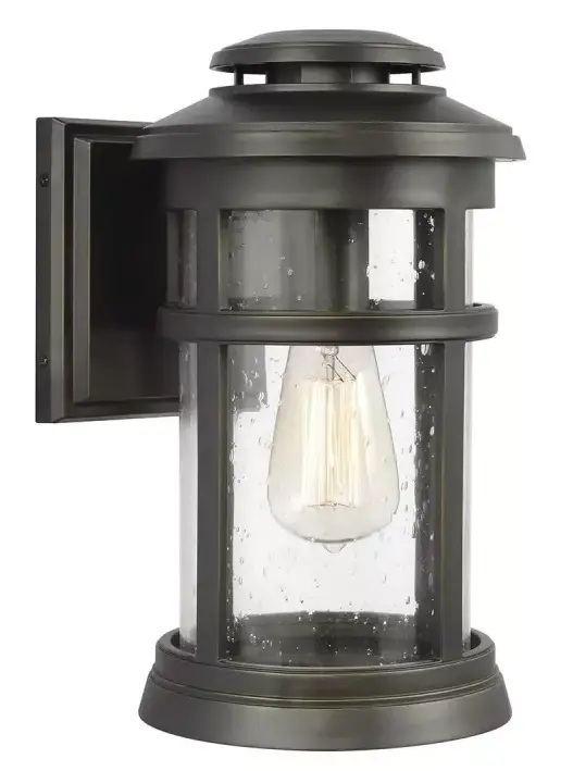Elstead Lighting Newport lampada da parete per esterni 1x60 W nero FE-NEWPORT-M-ANBZ