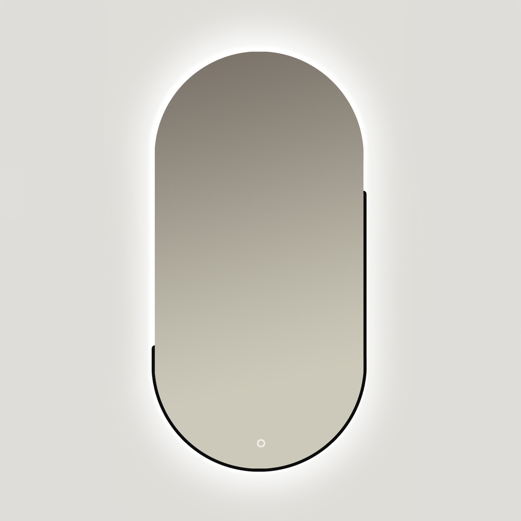 Ars Longa Luce specchio 45x105 cm ovale con illuminazione LED-LUCE45105-C