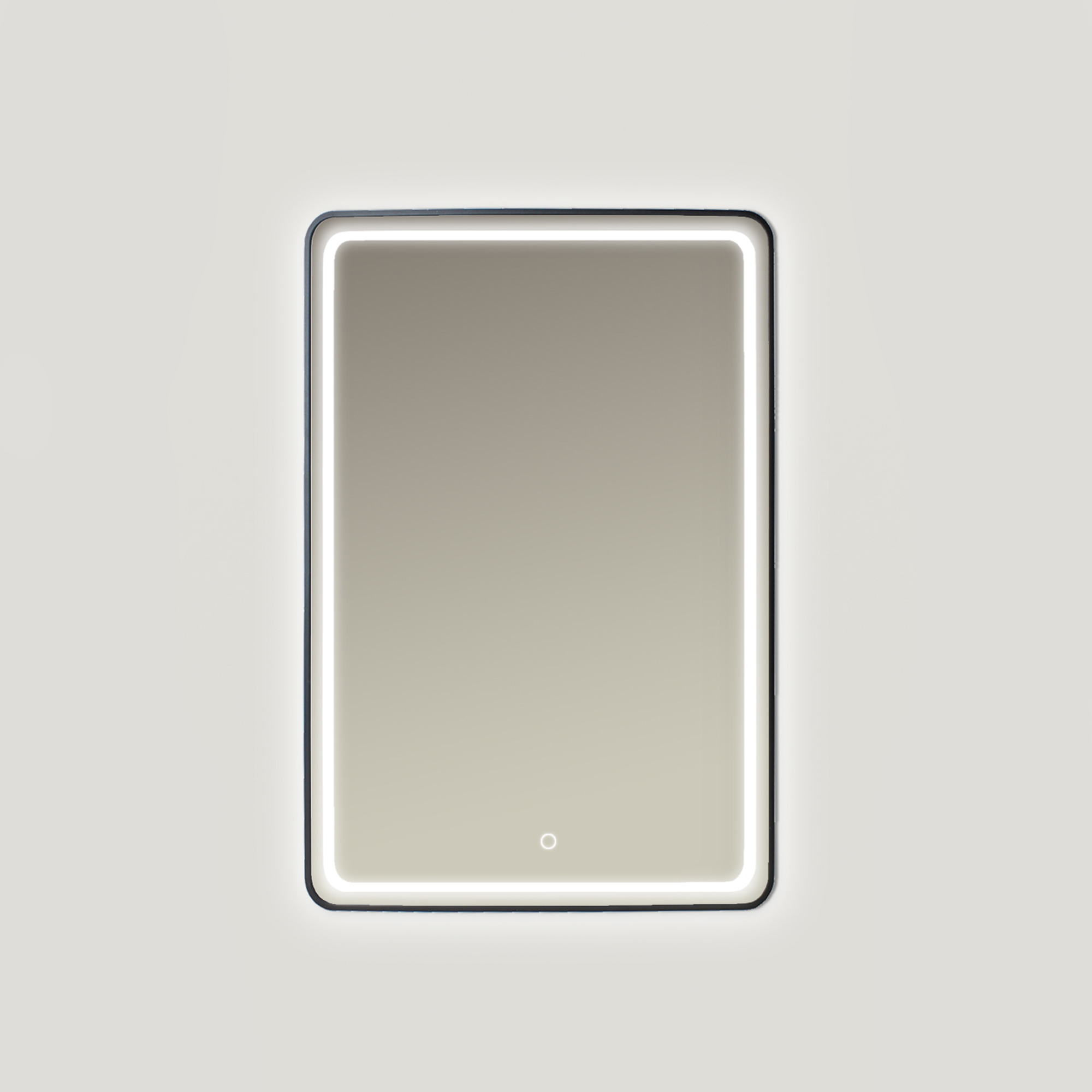 Ars Longa Verso specchio 60x80 cm rettangolare con illuminazione nero LED-VERSO6080-C