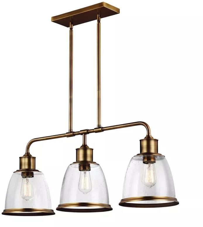 Elstead Lighting Hobson lampada da soffitto 3x40 W ottone FE-HOBSON-3P-AB