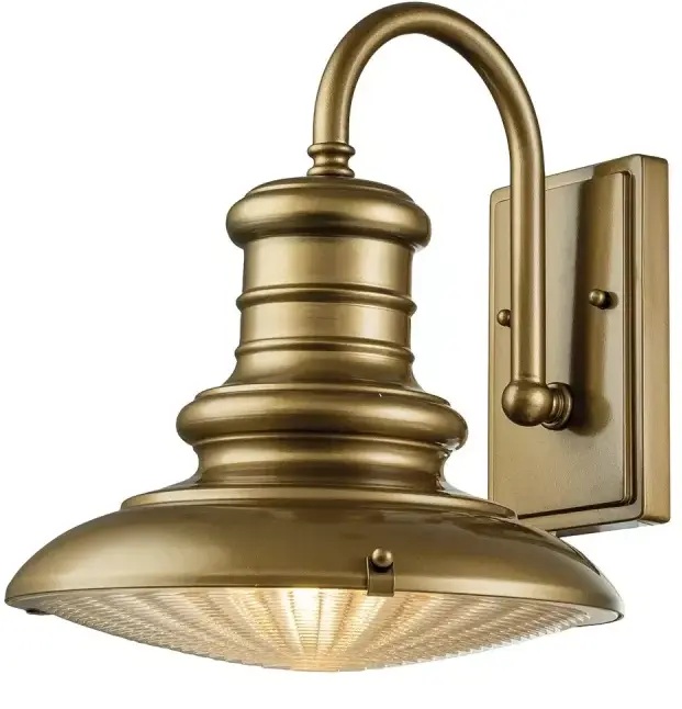 Elstead Lighting Redding Station lampada da parete per esterni 1x60 W marrone FE-REDDING2-M-PDB