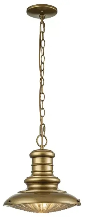 Elstead Lighting Redding Station lampada sospesa 1x W marrone FE-REDDING8-M-PDB