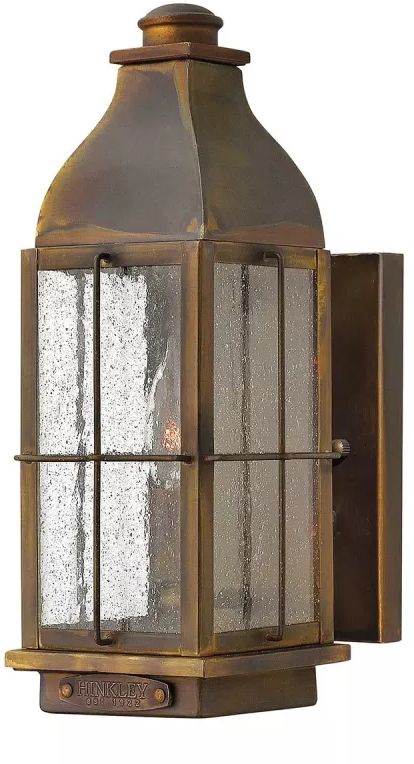 Elstead Lighting Bingham lampada da parete per esterni 1x60 W marrone HK-BINGHAM-S