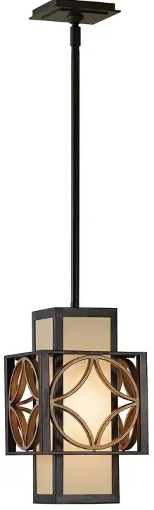 Elstead Lighting Remy lampada sospesa 1x60 W oro-marrone FE-REMY-P-C