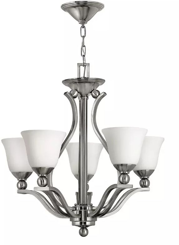 Elstead Lighting Bolla lampada sospesa 5x60 W nichel HK-BOLLA5