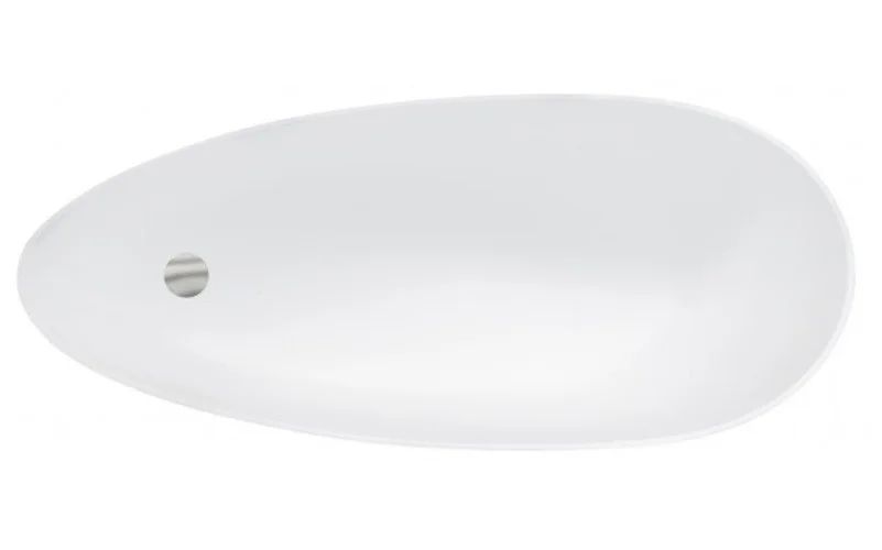 Besco Keya vasca da bagno freestanding 165x71 cm ovale bianco #WMD-165-KKW