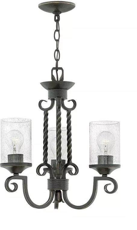 Elstead Lighting Casa lampada sospesa 3x60 W nero HK-CASA3