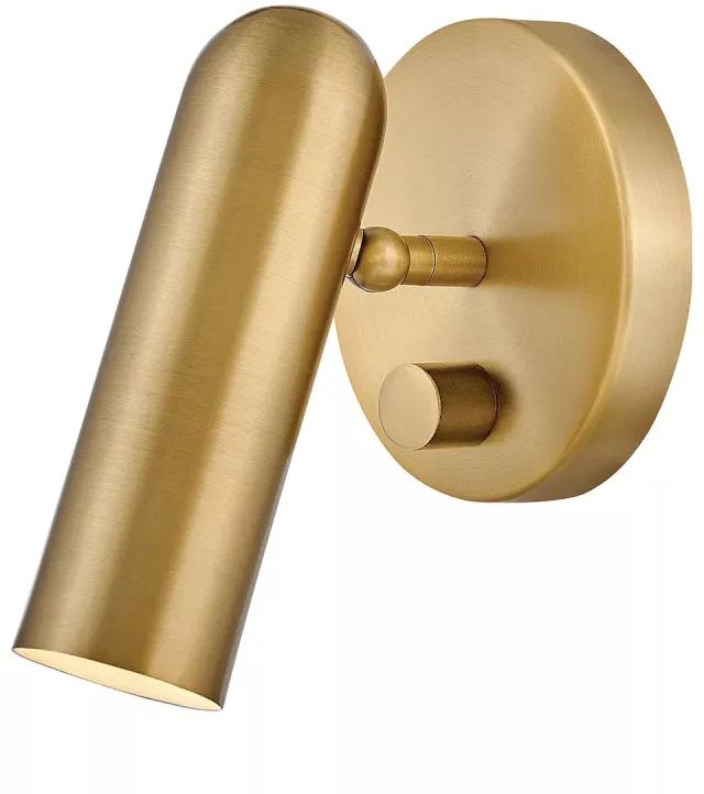 Elstead Lighting Dax lampada da parete 1x8 W ottone HK-DAX1-HB