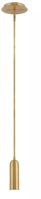 Elstead Lighting Dax lampada sospesa 1x8 W ottone HK-DAX-MP-HB