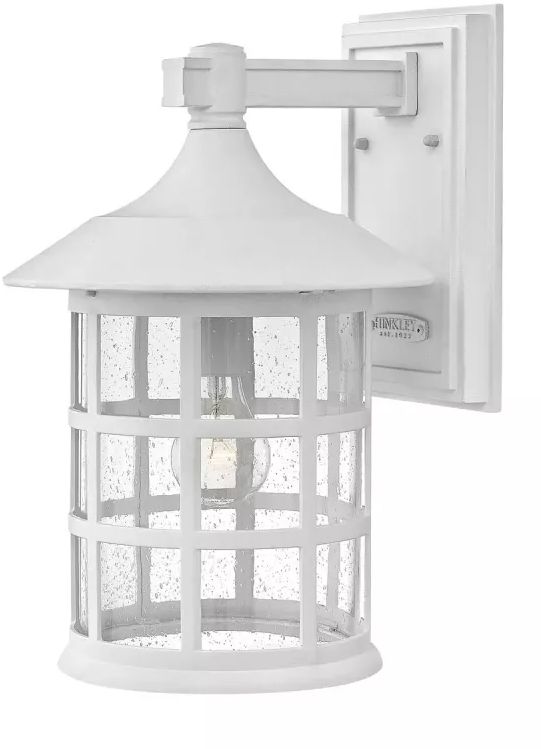 Elstead Lighting Freeport lampada da parete per esterni 1x60 W bianco HK-FREEPORT2-L-TWH