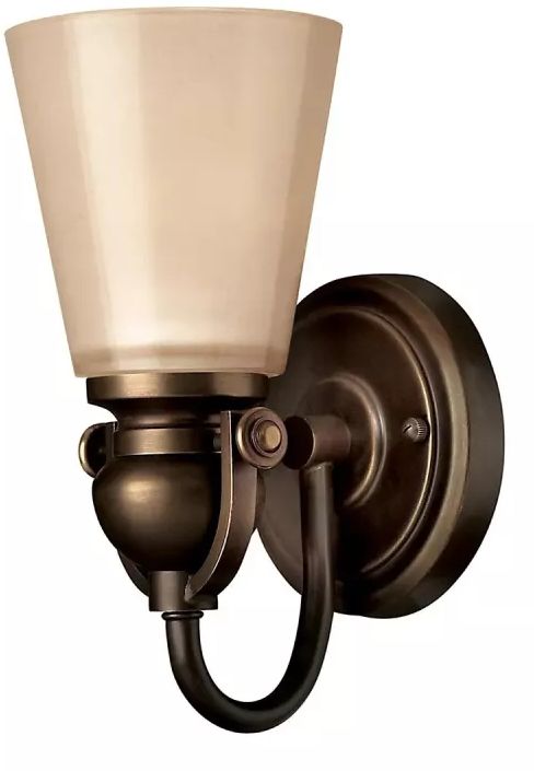 Elstead Lighting Mayflower lampada da parete 1x60 W marrone HK-MAYFLOWER1