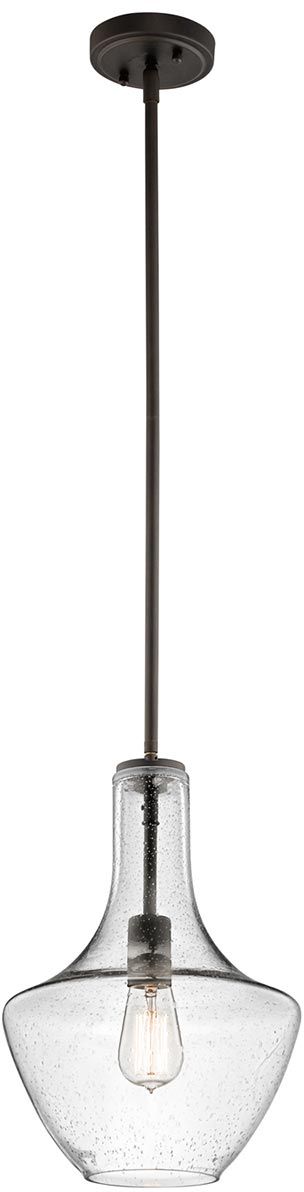 Elstead Lighting Everly lampada sospesa 1x60 W marrone KL-EVERLY-P-S-OZ