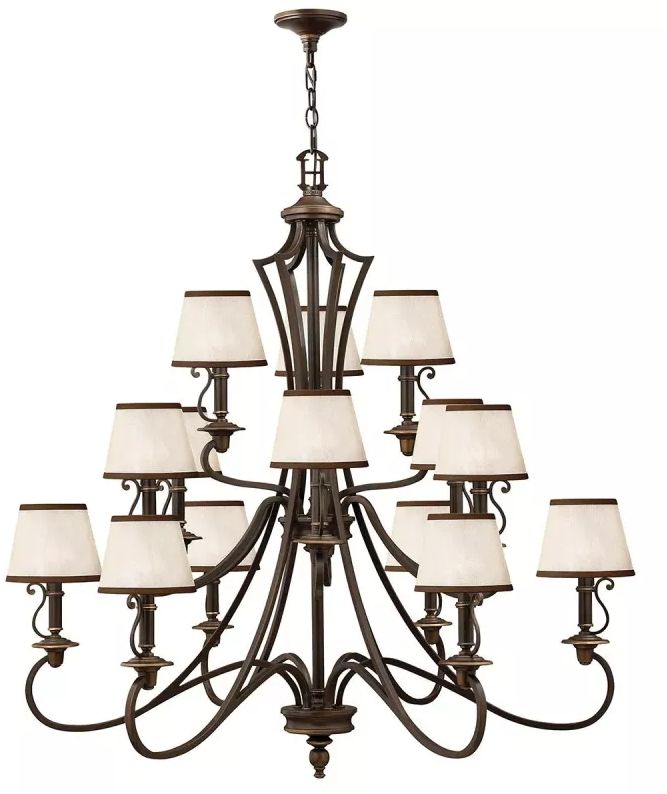 Elstead Lighting Plymouth lampada sospesa x40 W marrone HK-PLYMOUTH15