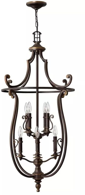 Elstead Lighting Plymouth lampada sospesa x60 W marrone HK-PLYMOUTH8-P